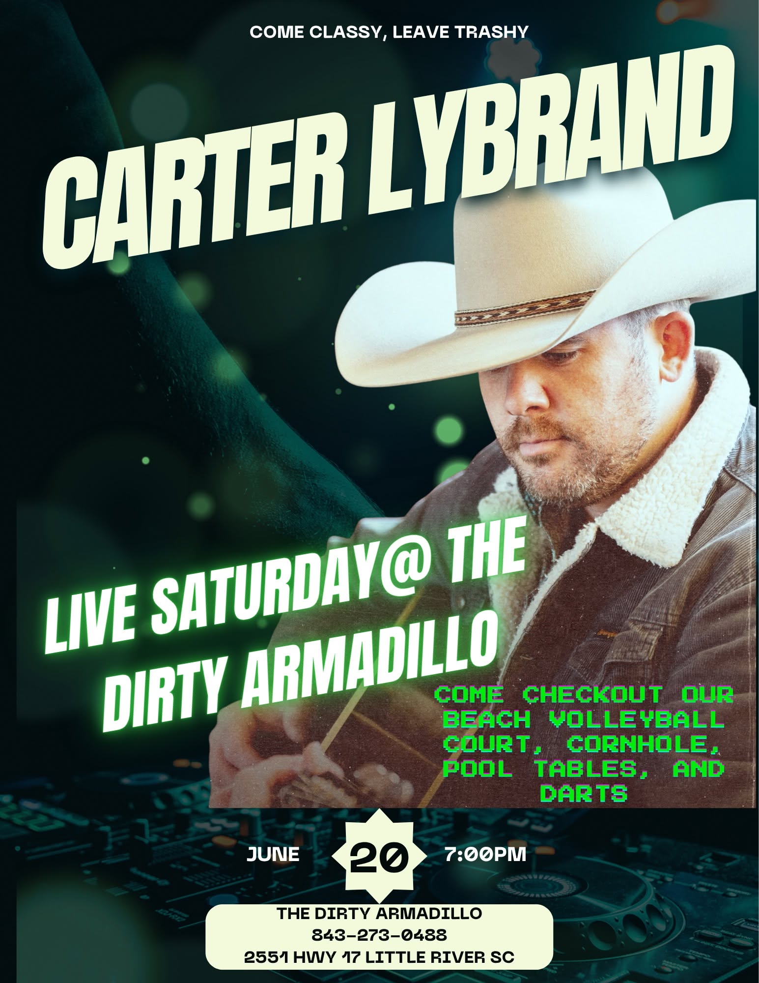 Carter Lybrand Live Dirty Armadillo