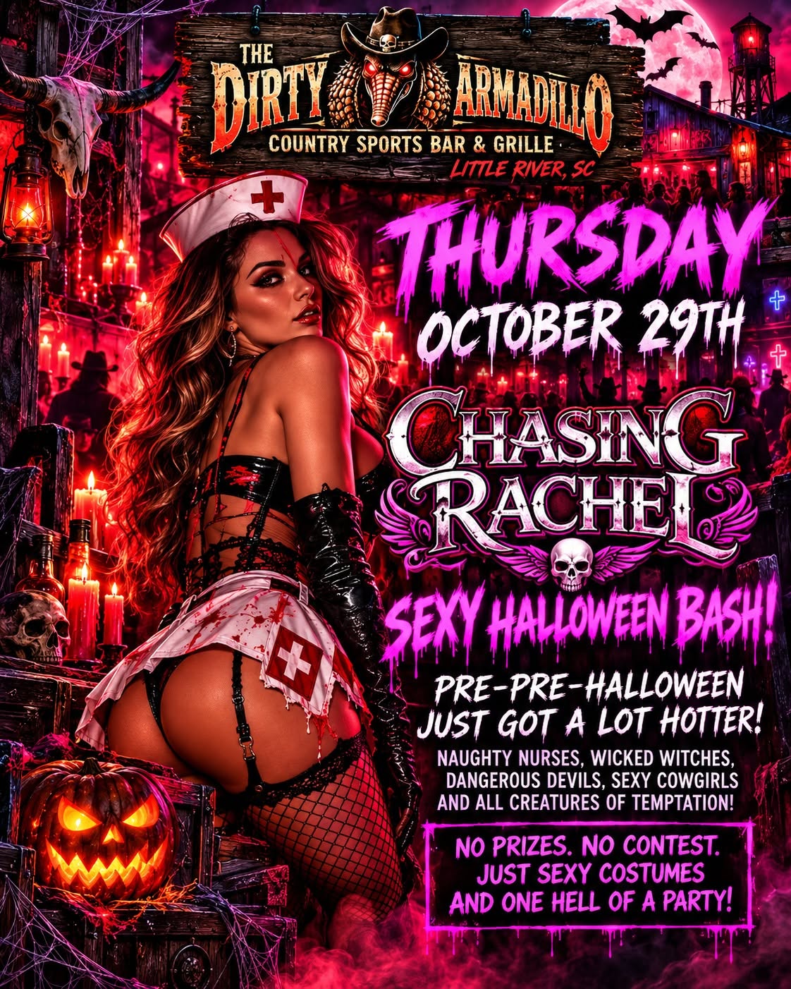 The Dirty Armadillo thursday October 2026 event flyer