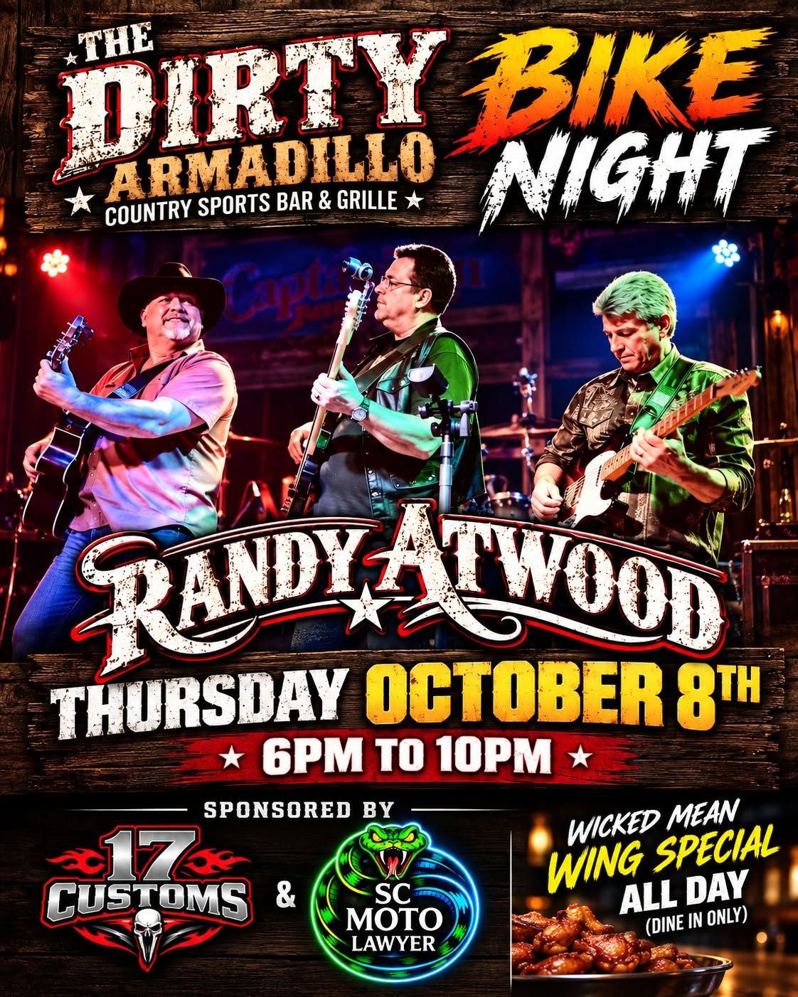 Randy Atwood Bike Night at The Dirty Armadillo